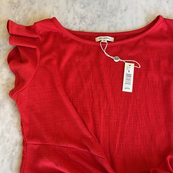 Max Studio Faux Side Knot Dress - Picture 4 of 10